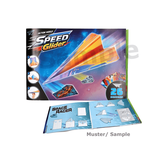 Action World Speed Glider Papieren Vliegtuigjes Boek