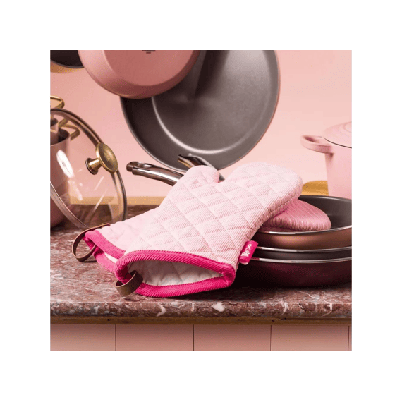 Bk Pink Ribbon Ovenwant Roze 2stuks