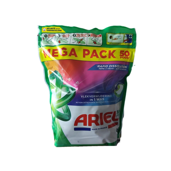 Ariel Wasmiddel Tabs Color 3-in-1 50sc 865gr