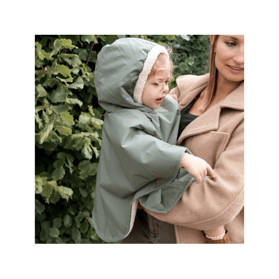 Bemini Poncho Teddy + Coated Green 78