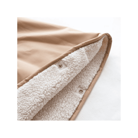 Bemini Poncho Teddy + Coated Natural 85