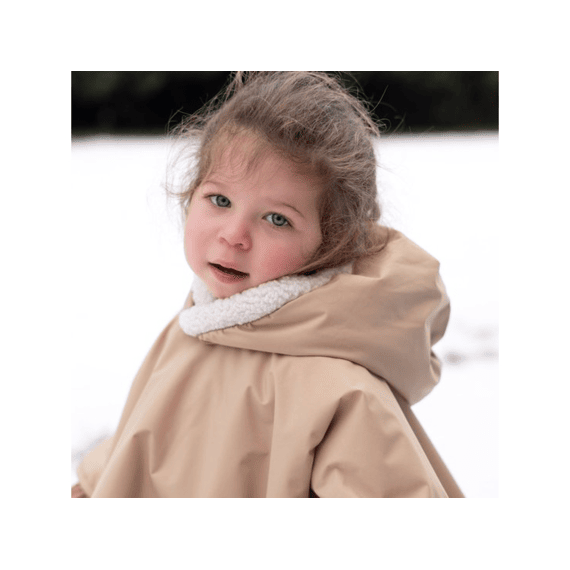 Bemini Poncho Teddy + Coated Natural 85