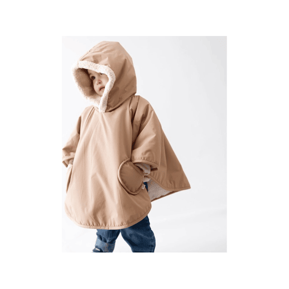 Bemini Poncho Teddy + Coated Natural 85