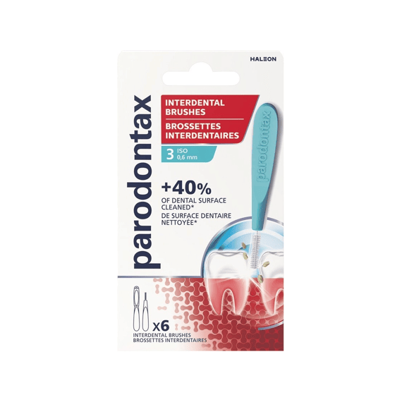 Parodontax Interdentale Borsteltjes 0.6mm  6 Stuks
