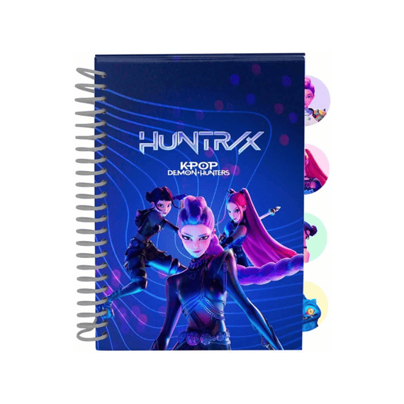 Kpop Demon Hunters Notitieboek A5 Met Dividers