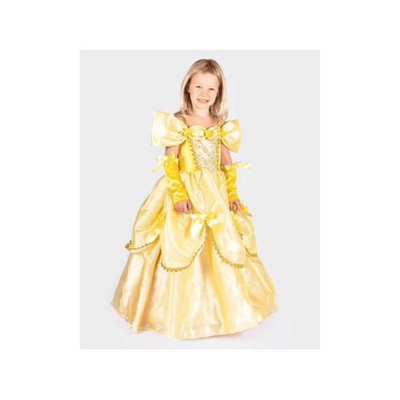 Kinderkostuum Den Goda Fen Prinsessenjurk Geel 2-4 Jaar