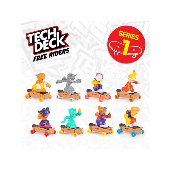 Techdeck Free Riders 1-pack Assortiment