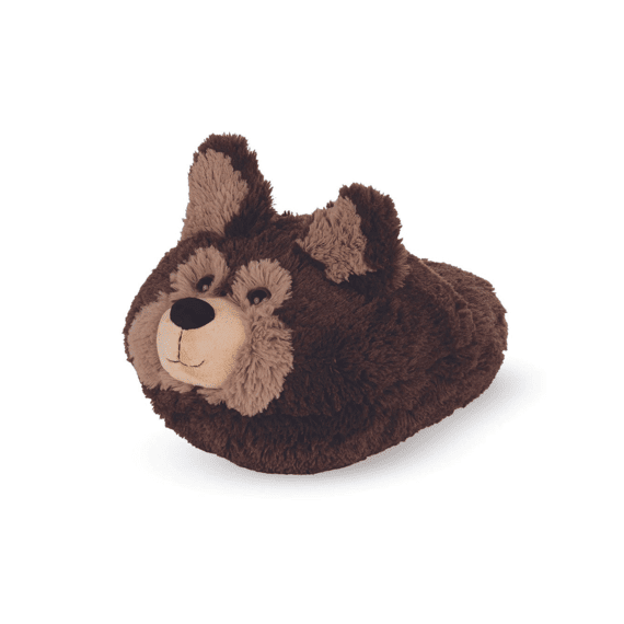 Cozy Noxxiez Voetwarmer Slipper Dog Dark