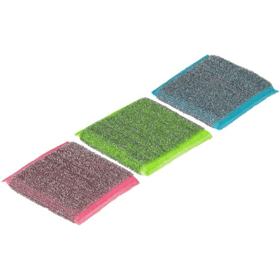 Vileda Schuurspons Glitzi Power Inox Colors 2+1