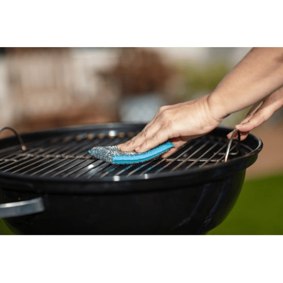 Vileda Schuurspons Glitzi Power Inox Colors 2+1