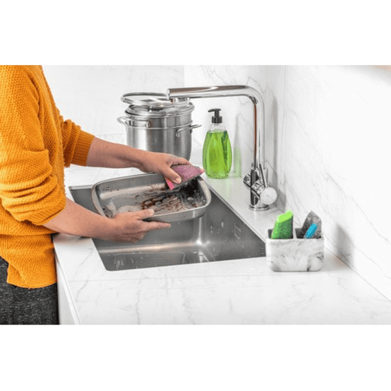 Vileda Schuurspons Glitzi Power Inox Colors 2+1