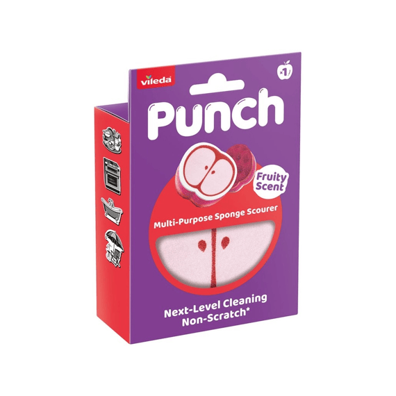 Vileda Spons Punch Apple