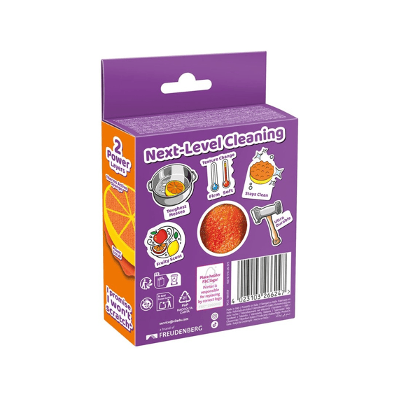 Vileda Spons Punch Orange