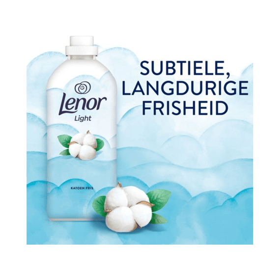 Lenor Wasverzachter Vloeibaar Light Cotton 42scoops/882ml