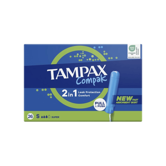 Tampax Tampons Compak Super 26st