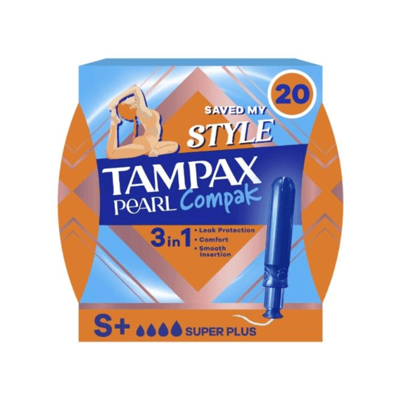 Tampax Tampons Compak Pearl Super+ 20st