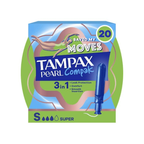 Tampax Tampons Compak Pearl Super 20st
