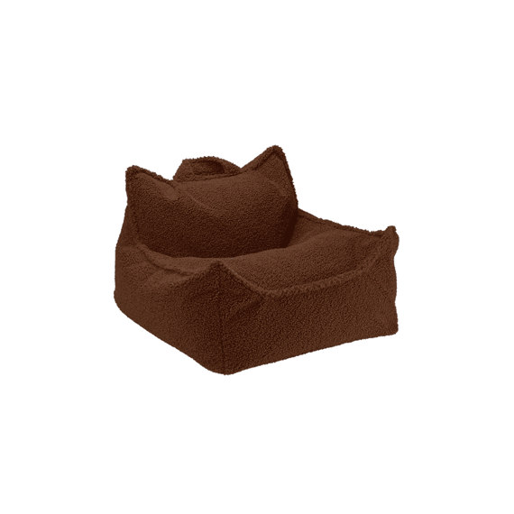 Wigiwama Beanbag Chair Teddy Warm Hazel