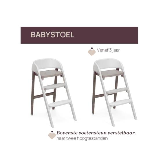 Chicco Eetstoel Crescendo Up Pearl Cooper Re Lux
