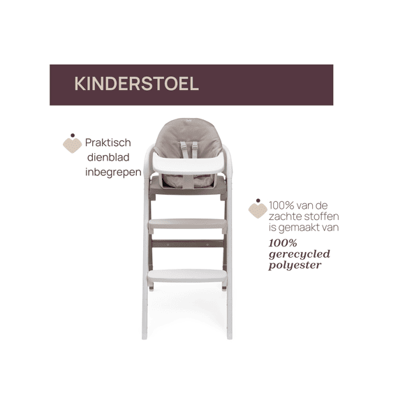 Chicco Eetstoel Crescendo Up Pearl Cooper Re Lux