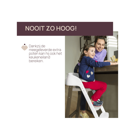 Chicco Eetstoel Crescendo Up Pearl Cooper Re Lux