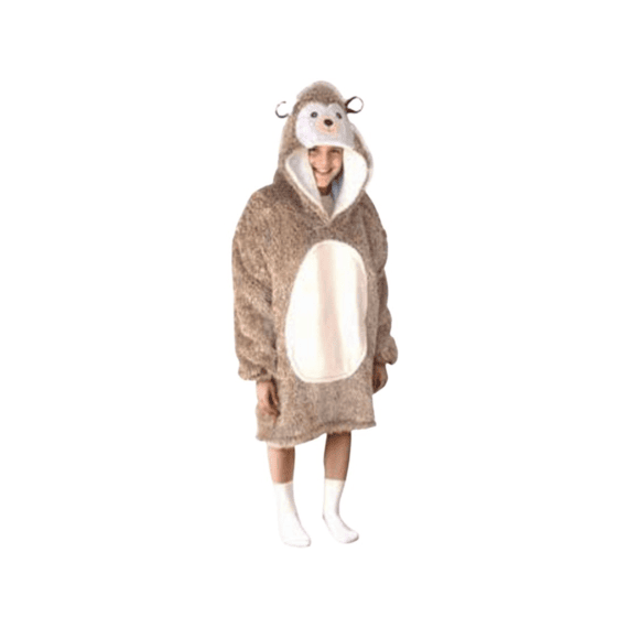 Cozy Noxxiez Cuddle Hoodie Medium Hedgehog