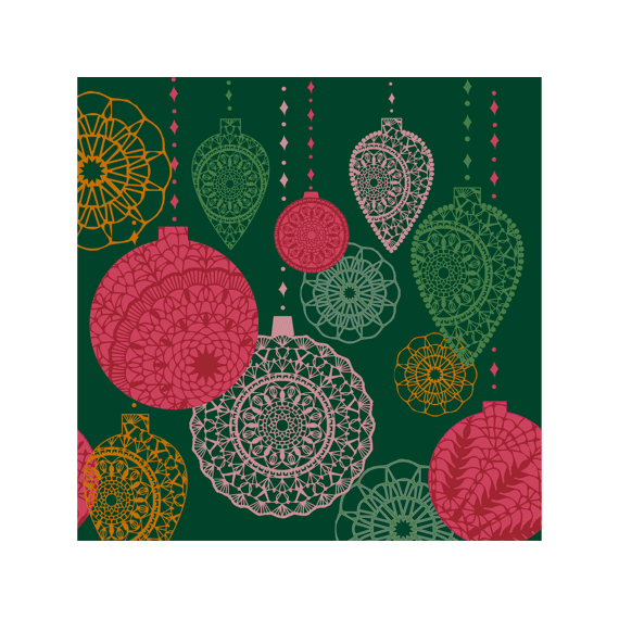 Duni Servetten 33x33cm 20stuks Opulent Baubles