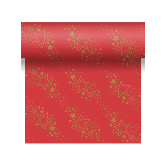 Duni Dunicel 3-in-1 0,4x4,8m Holiday Star Red