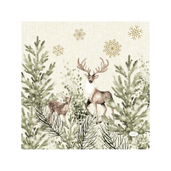 Duni Servetten 33x33cm 20stuks Elegant Deer