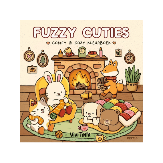 Cute & Comfy Kleurboek Fuzzy Cuties Vivi Tinta