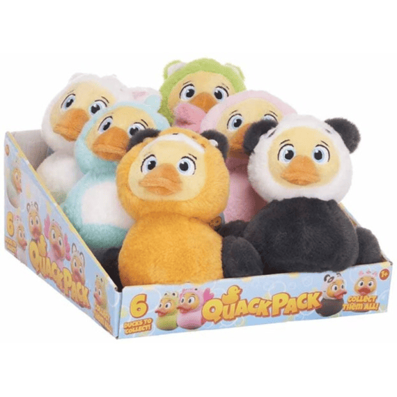 Quack Pack Eend Sleutelhanger 13cm Assortiment