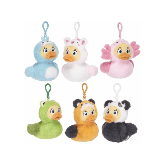 Quack Pack Eend Sleutelhanger 13cm Assortiment