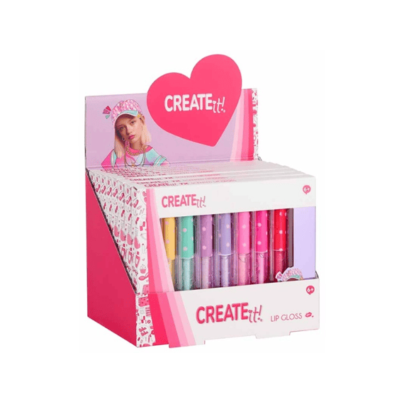 Create It! Beauty Lipgloss Glitter & Geur 7 Stuks