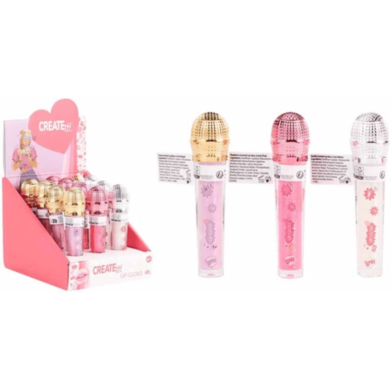 Create It! Beauty Microfoon Lipgloss Assortiment