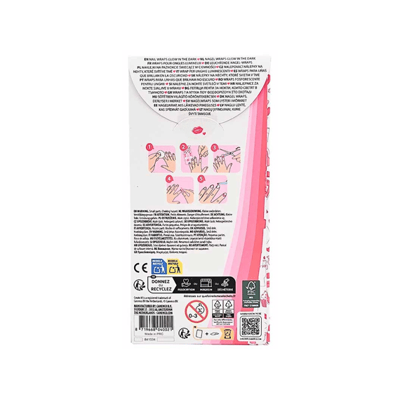 Create It! Beauty Nagelsticker Set Glow In The Dark Assortiment