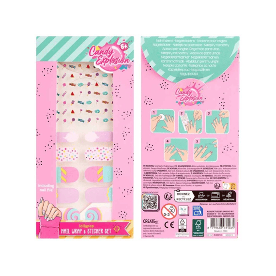 Create It! Candy Nagelstickers Creatie Set