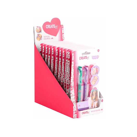 Create It! Beauty Tattoo Gelpen Met Geur Assortiment