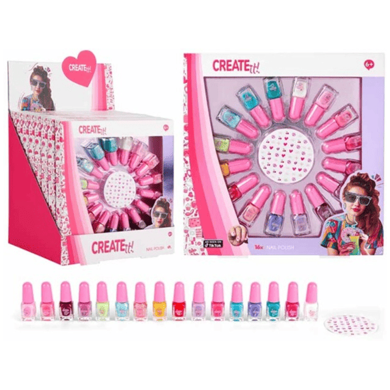 Create It! Beauty Nagellak Set 16 Stuks