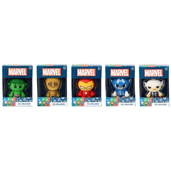 Marvel 3d Gom Assortiment