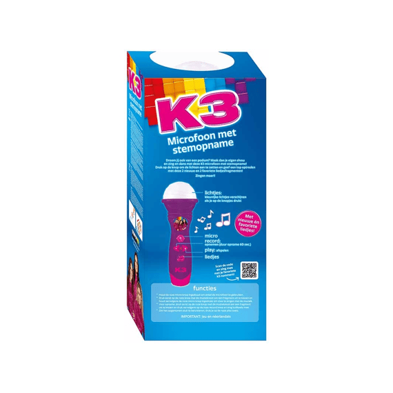 K3 Microfoon Met Stemopnamen Paars