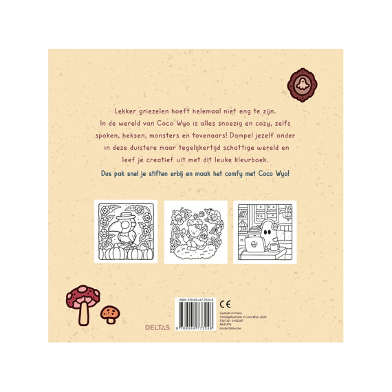 Kleurboek Cute & Cozy Spooky Cutie Coco Wyo