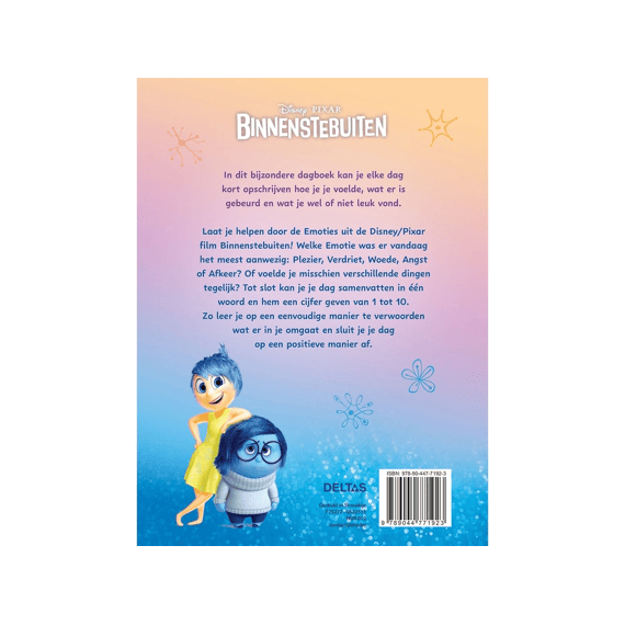 Emotiedagboek Voor Kinderen Disney Pixar Binnenstebuiten Zo Voelde Ik Me Vandaag