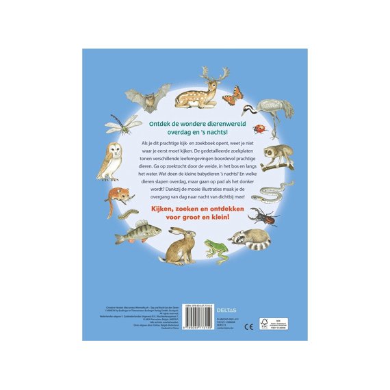 Kijk- En Zoekboek Dag En Nacht Bij De Dieren