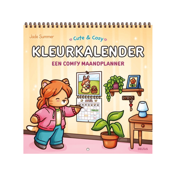 Kalender Om In Te Kleuren Cute & Cozy