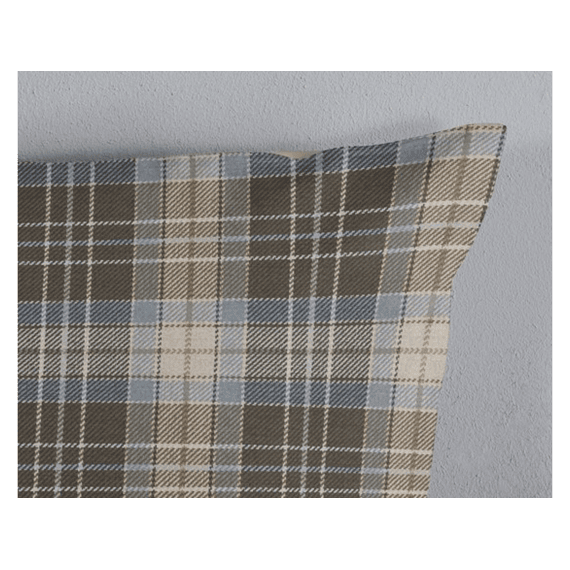 Good Morning Dekbedovertrek Flanel Bruin 240x220 + 2* 60x70 Cm