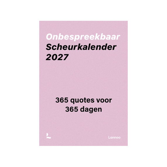Onbespreekbaar Scheurkalender 2027