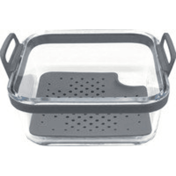 Nerthus Airfryer Bakje Glas & Silicone 2,2l