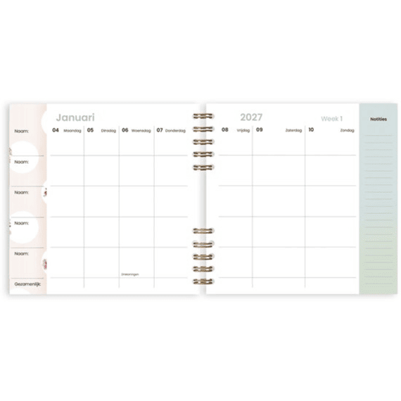 Paperclip Familie Agenda Endless Mae
