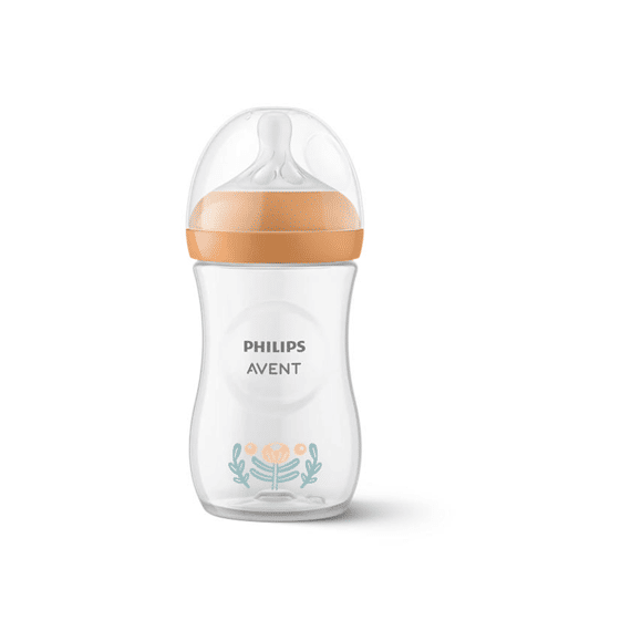 Avent Natural 3.0 Zuigfles 260 Ml Oranje Ring