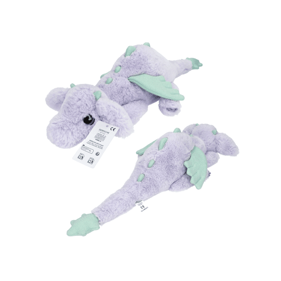 Snukis Knuffel Draak Lila